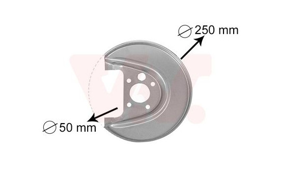Splash Panel, brake disc, Image 3