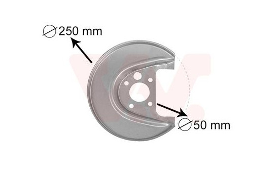 Splash Panel, brake disc, Image 2
