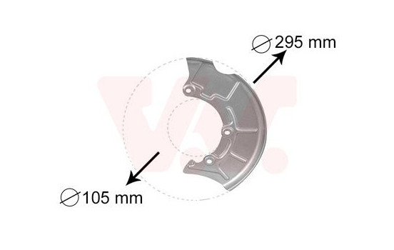 Splash Panel, brake disc, Image 2