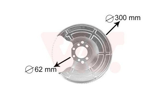 Splash Panel, brake disc, Image 2