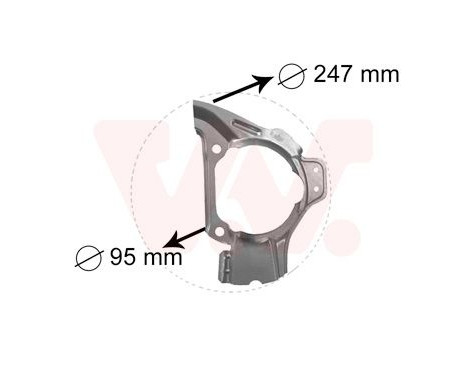 Splash Panel, brake disc, Image 2