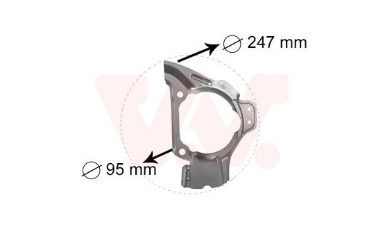 Splash Panel, brake disc, Image 2