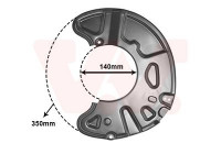 Splash Panel, brake disc