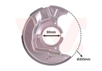 Splash Panel, brake disc