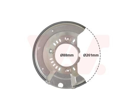 Splash Panel, brake disc