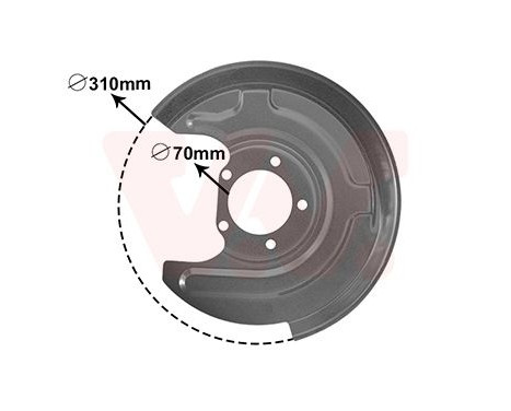 Splash Panel, brake disc