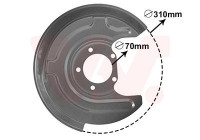 Splash Panel, brake disc