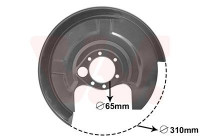 Splash Panel, brake disc