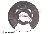 Splash Panel, brake disc