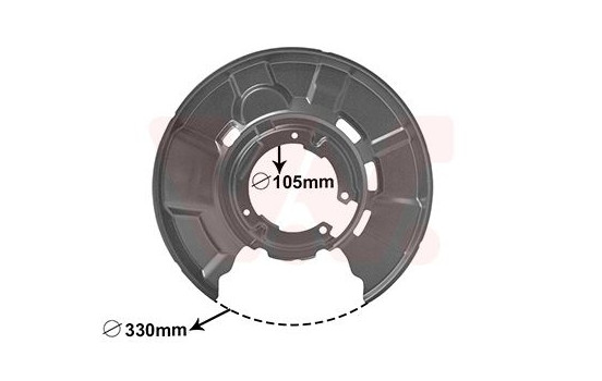 Splash Panel, brake disc