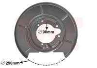 Splash Panel, brake disc