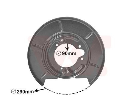 Splash Panel, brake disc