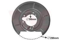 Splash Panel, brake disc
