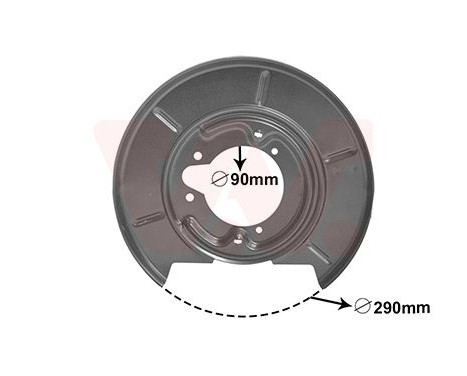 Splash Panel, brake disc