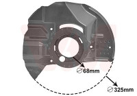 Splash Panel, brake disc