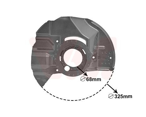 Splash Panel, brake disc