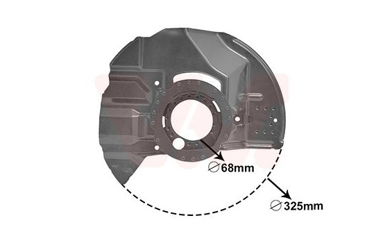 Splash Panel, brake disc