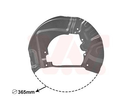Splash Panel, brake disc