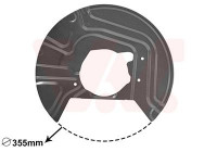 Splash Panel, brake disc