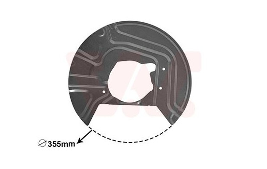 Splash Panel, brake disc