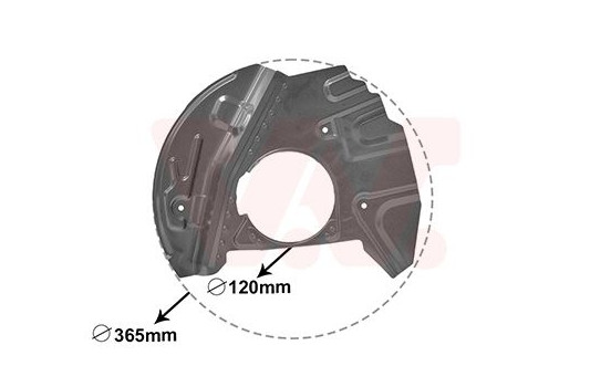 Splash Panel, brake disc