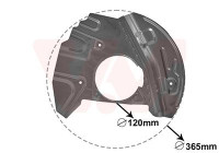 Splash Panel, brake disc