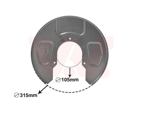 Splash Panel, brake disc