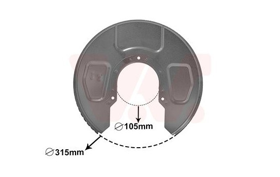 Splash Panel, brake disc