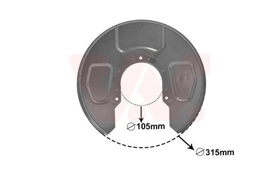 Splash Panel, brake disc
