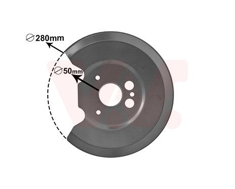 Splash Panel, brake disc