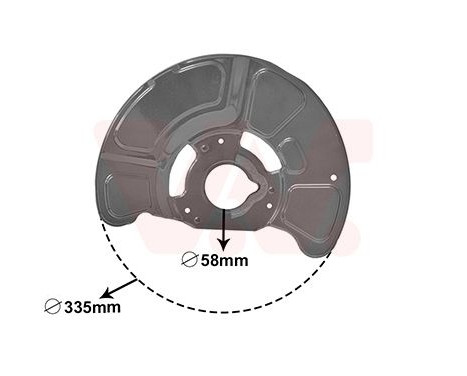 Splash Panel, brake disc