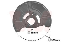 Splash Panel, brake disc