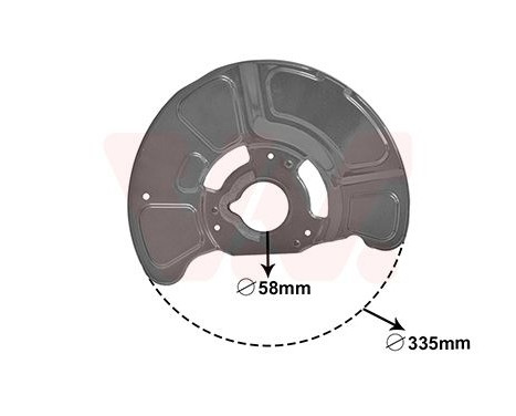 Splash Panel, brake disc