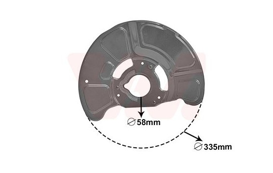 Splash Panel, brake disc