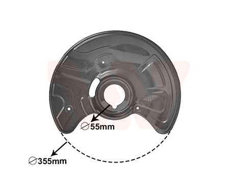 Splash Panel, brake disc