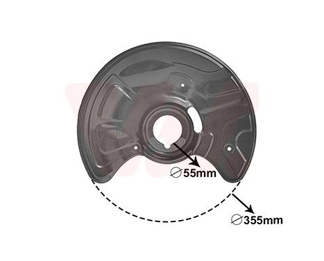 Splash Panel, brake disc