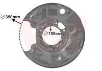 Splash Panel, brake disc