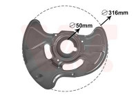 Splash Panel, brake disc