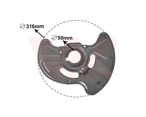 Splash Panel, brake disc