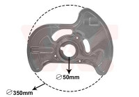 Splash Panel, brake disc