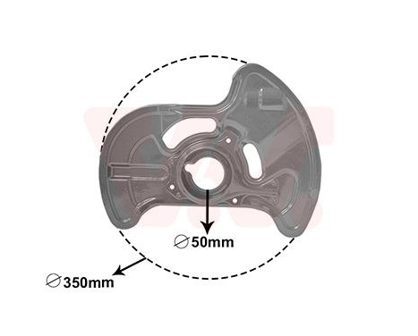 Splash Panel, brake disc