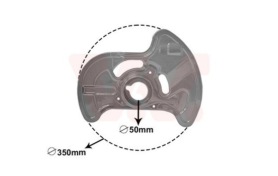 Splash Panel, brake disc