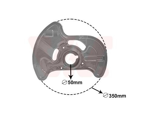 Splash Panel, brake disc