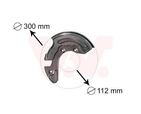 Splash Panel, brake disc, Image 2