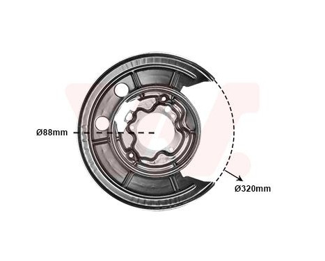 Splash Panel, brake disc