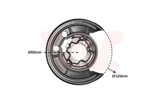 Splash Panel, brake disc