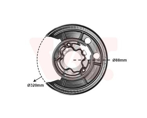 Splash Panel, brake disc