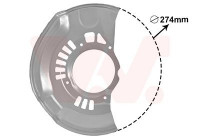 Splash Panel, brake disc