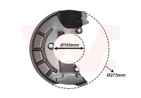 Splash Panel, brake disc