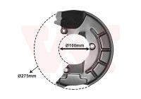 Splash Panel, brake disc
